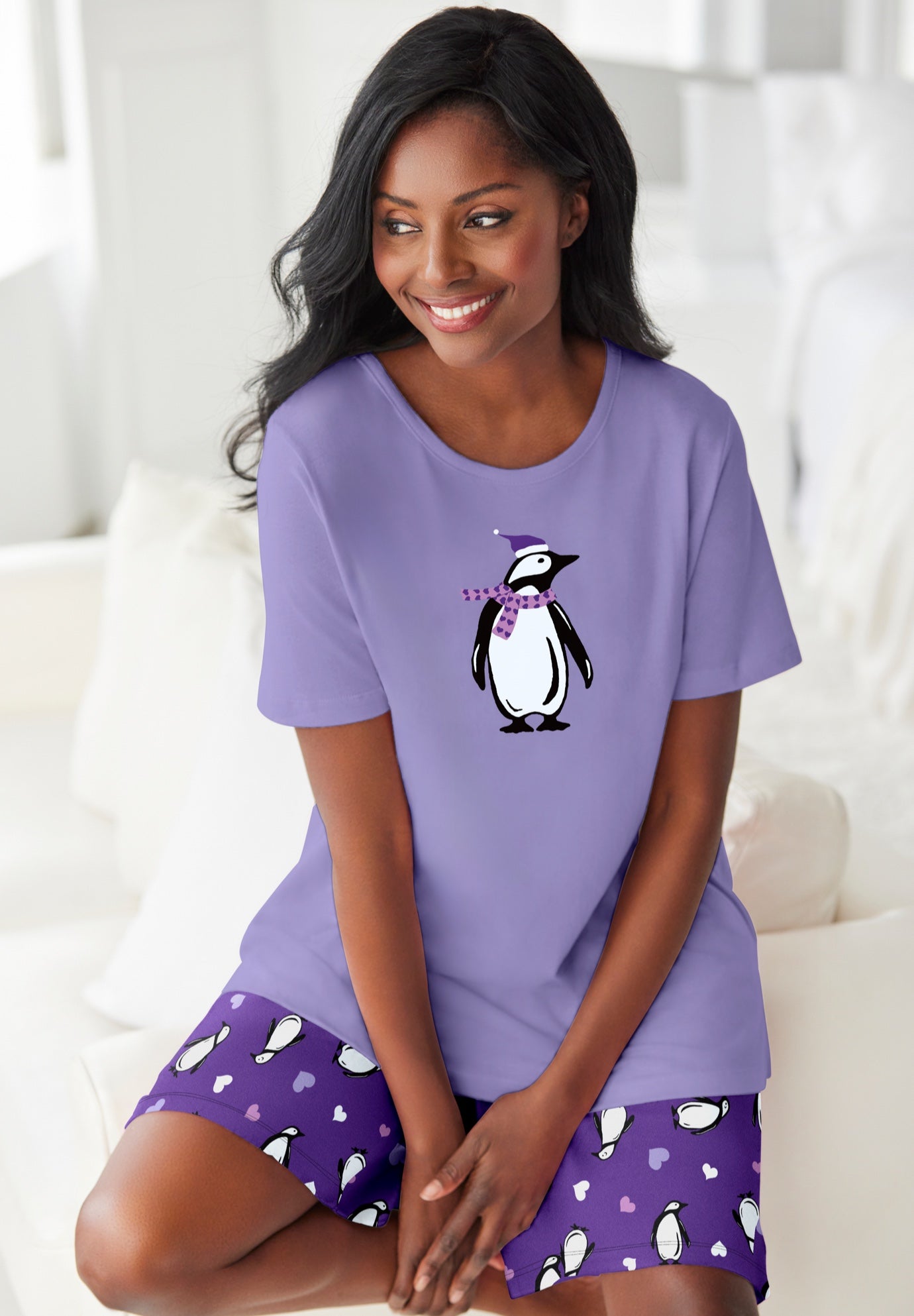 Knit PJ Short Set image number 3