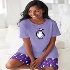 Knit PJ Short Set image number null