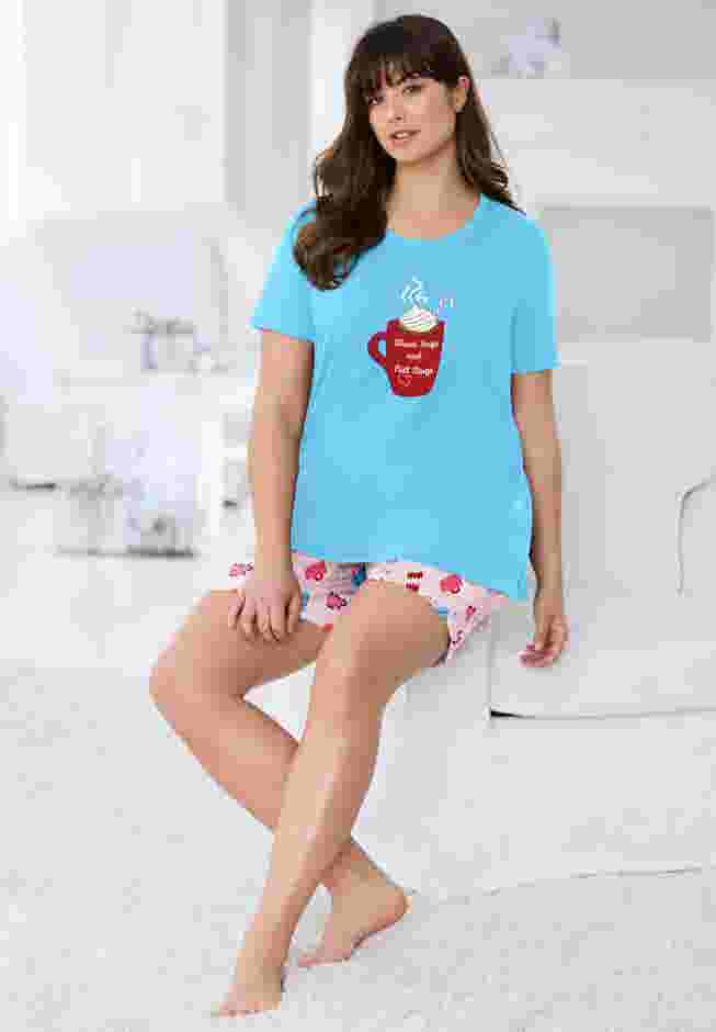 Knit PJ Short Set image number 6