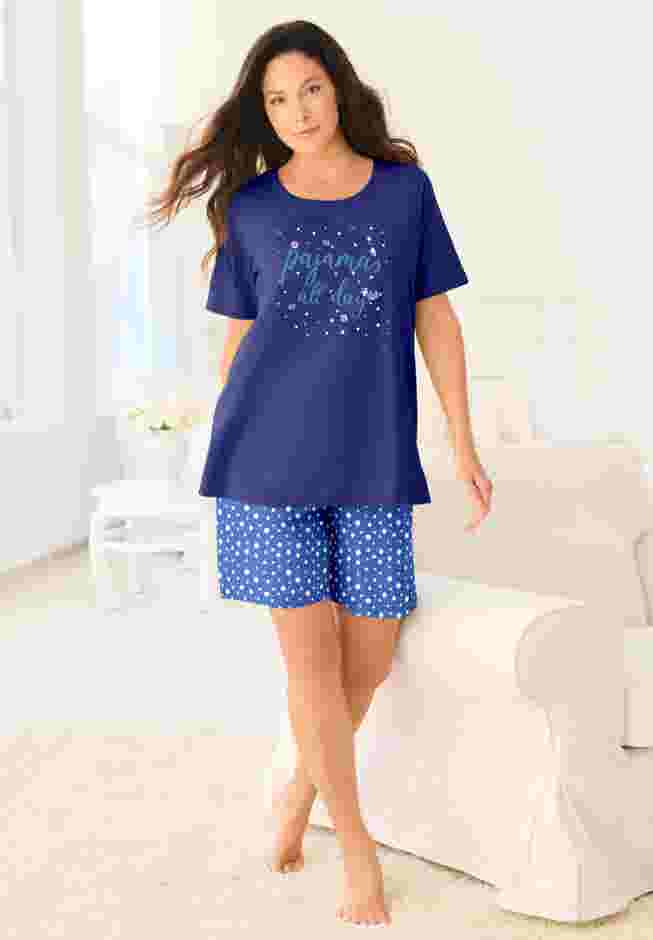 Knit PJ Short Set image number 0