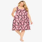 Print Sleeveless Square Neck Lounger image number null