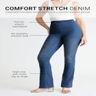 Plus Size Comfort Stretch Bootcut Jean image number null