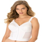 Front-Close Wireless Longline Posture Bra image number null