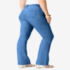 Plus Size Classic Stretch Bootcut Jean image number null