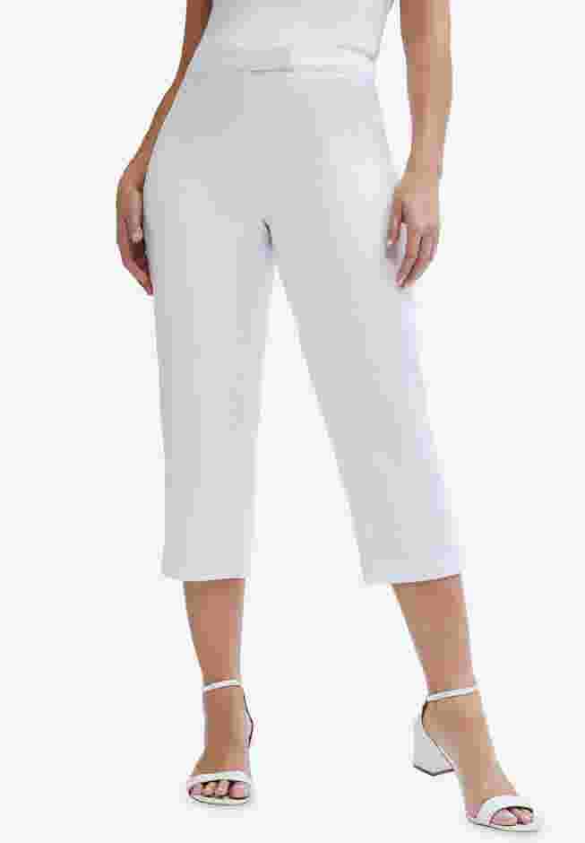 2-Piece Linen Capri Set image number 1