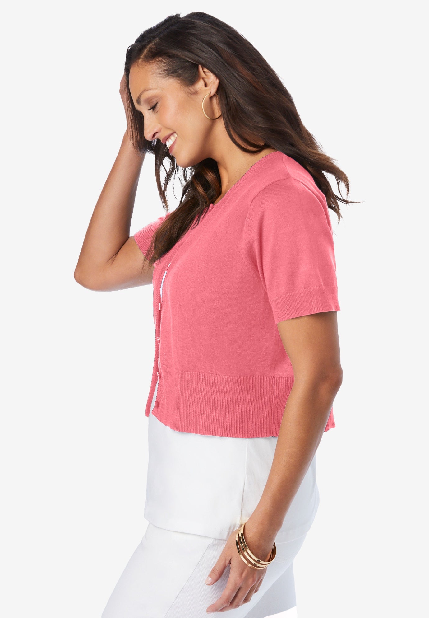 Jewel-Neck Shrug image number 2