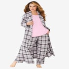 Long Flannel Robe image number null