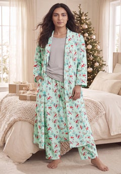 Long Flannel Robe