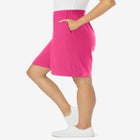 Elastic-Waist Knit Short image number null