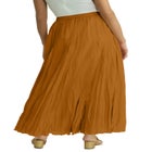Flowing Crinkled Maxi Skirt image number null