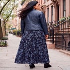 Flowing Crinkled Maxi Skirt image number 1