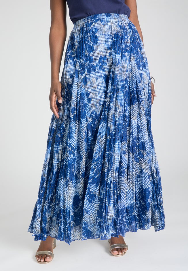 Flowing Crinkled Maxi Skirt image number 0
