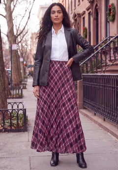 Flowing Crinkled Maxi Skirt