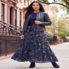 Flowing Crinkled Maxi Skirt image number 0
