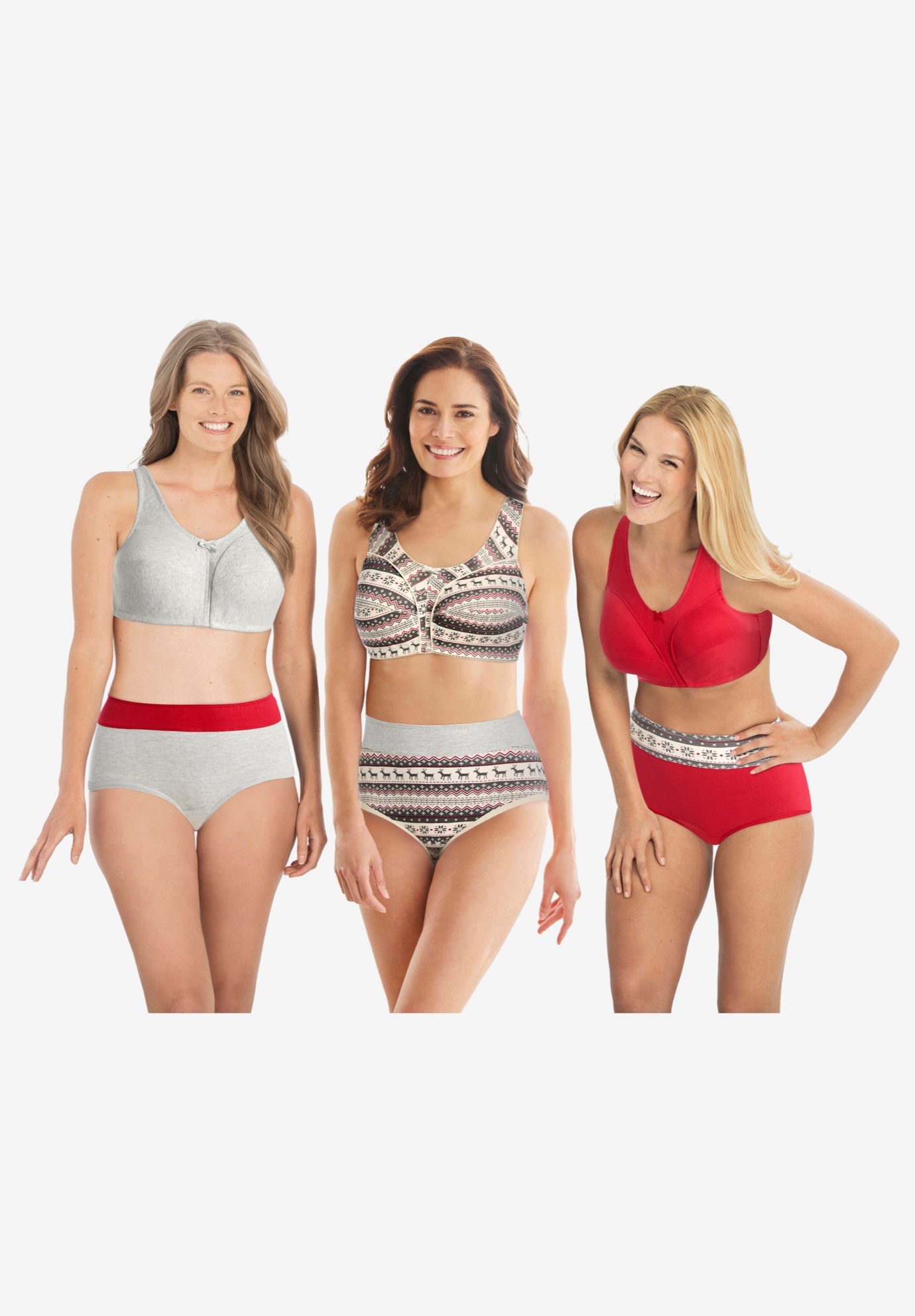 Full Coverage Stretch Cotton Color Block Brief 3-Pack image number 3
