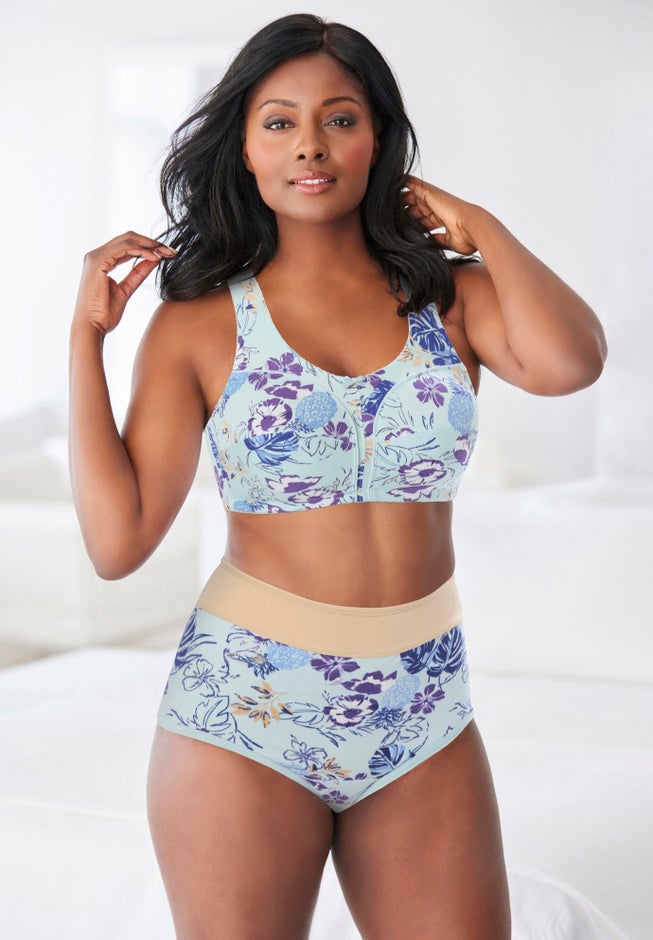 Full Coverage Stretch Cotton Color Block Brief 3-Pack image number 3