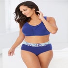 Full Coverage Stretch Cotton Color Block Brief 3-Pack image number null