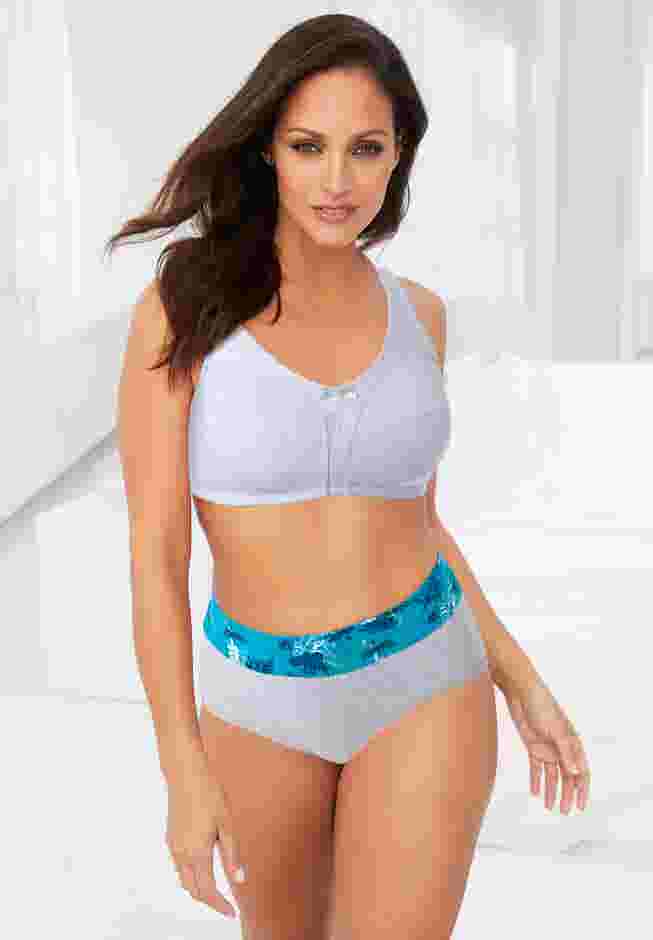 Full Coverage Stretch Cotton Color Block Brief 3-Pack image number 7