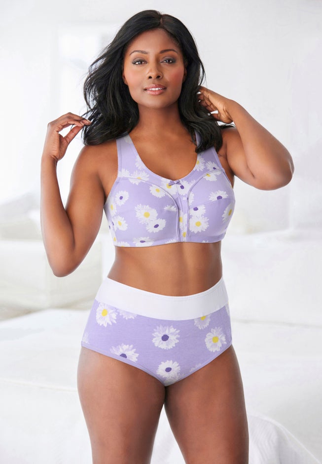 Full Coverage Stretch Cotton Color Block Brief 3-Pack image number 7