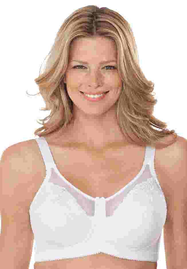 Embroidered Wireless Bra image number 2