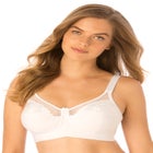 Embroidered Wireless Bra image number null