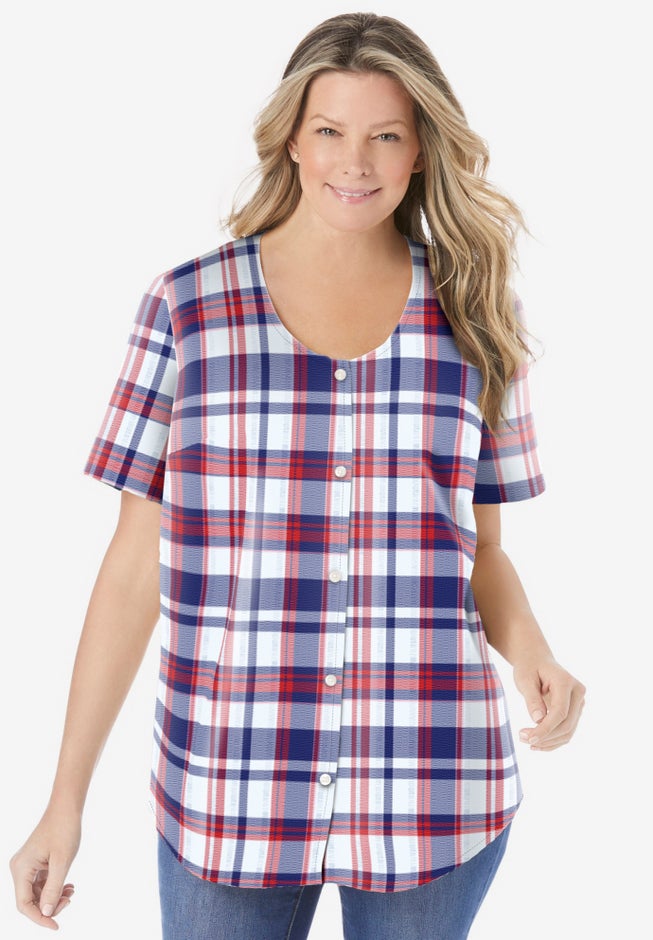 Seersucker Baseball Shirt image number 1