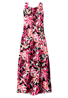 finnish design dress Marimekko Cavea Tumma Jersey Dress, dk.green/turquoise/black Size:Made-to-measure st-vacation-dresses Chris & Sara | this dress is not
