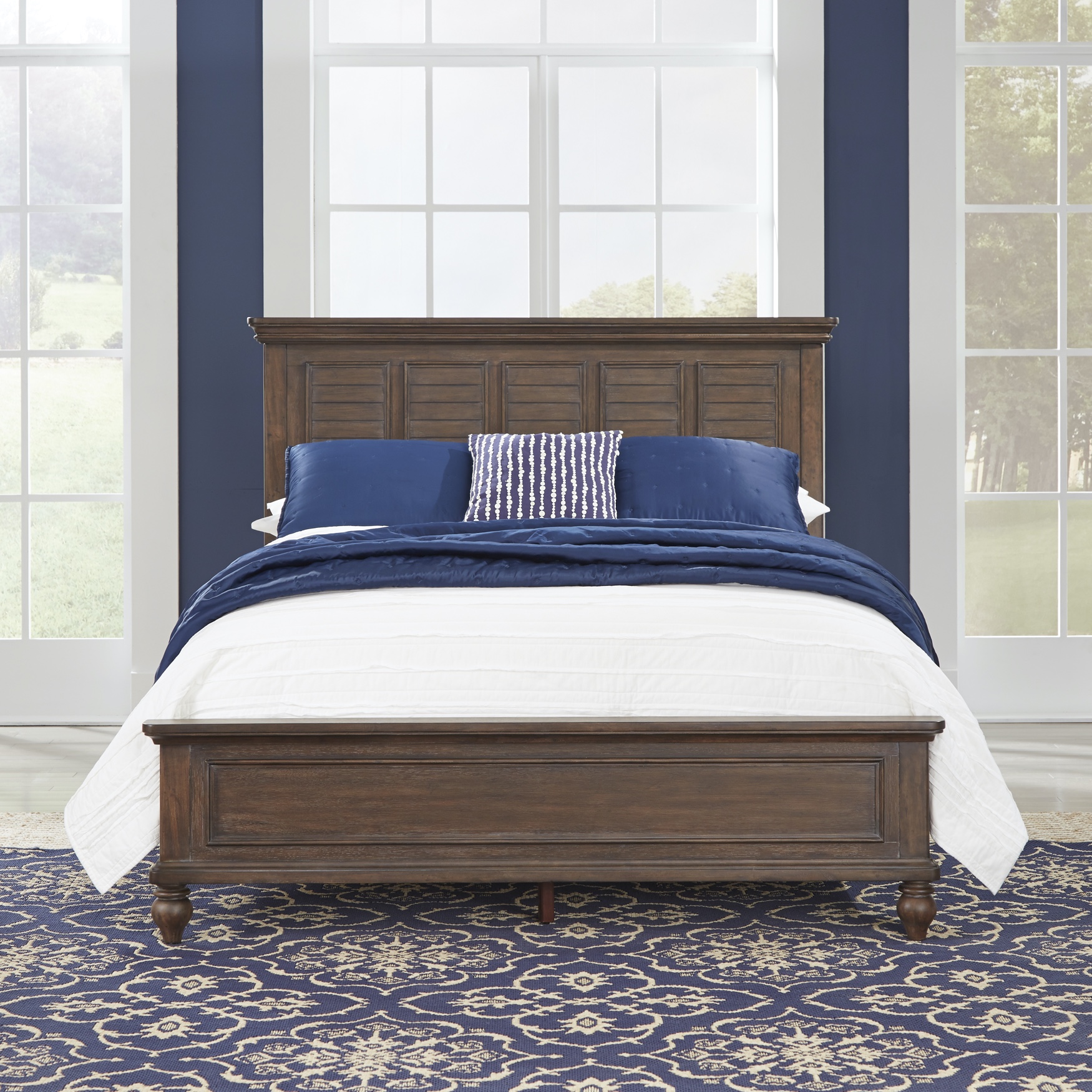 Southport Brown Queen Bed, BROWN