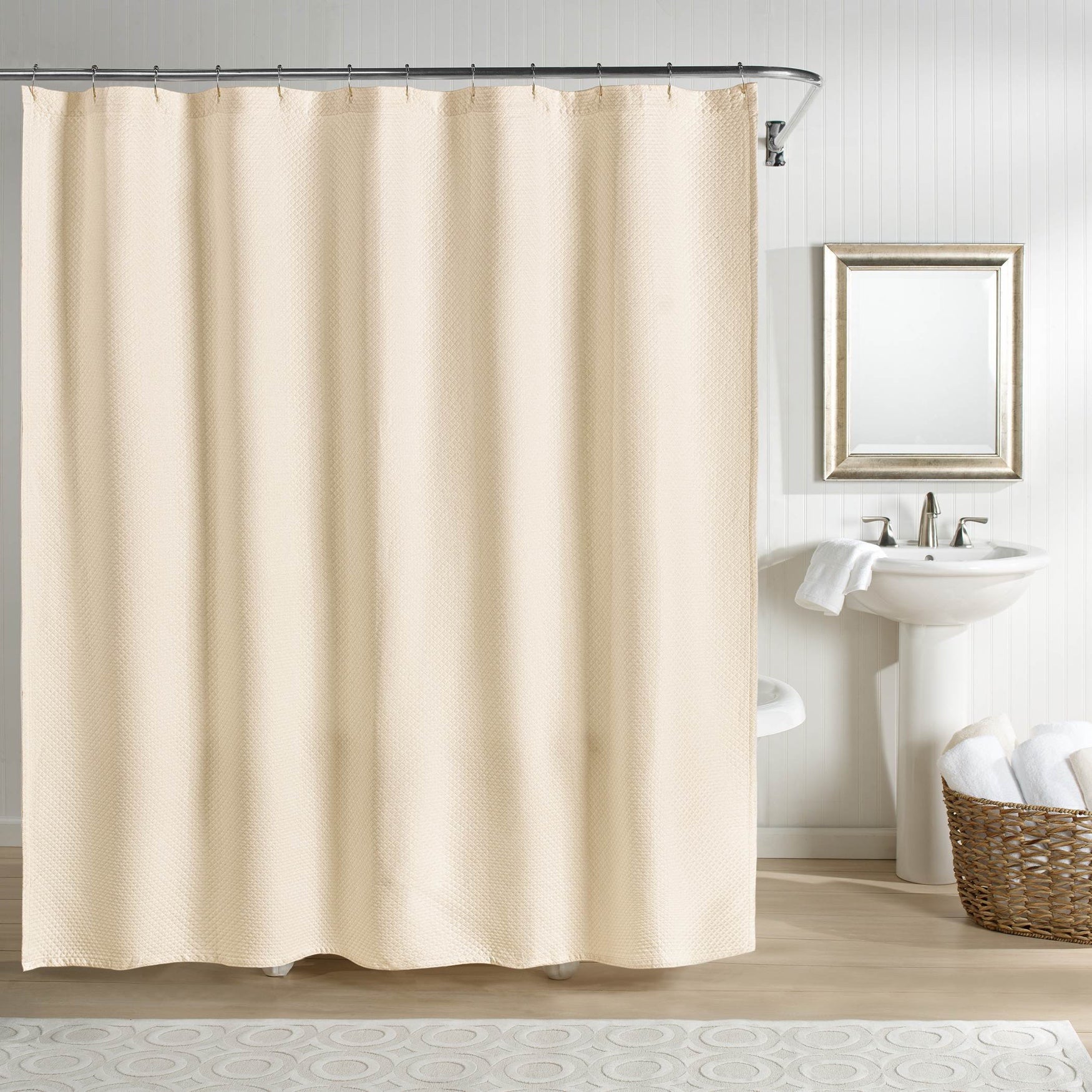 Sunset European Matelassé Shower Curtain Jessica London