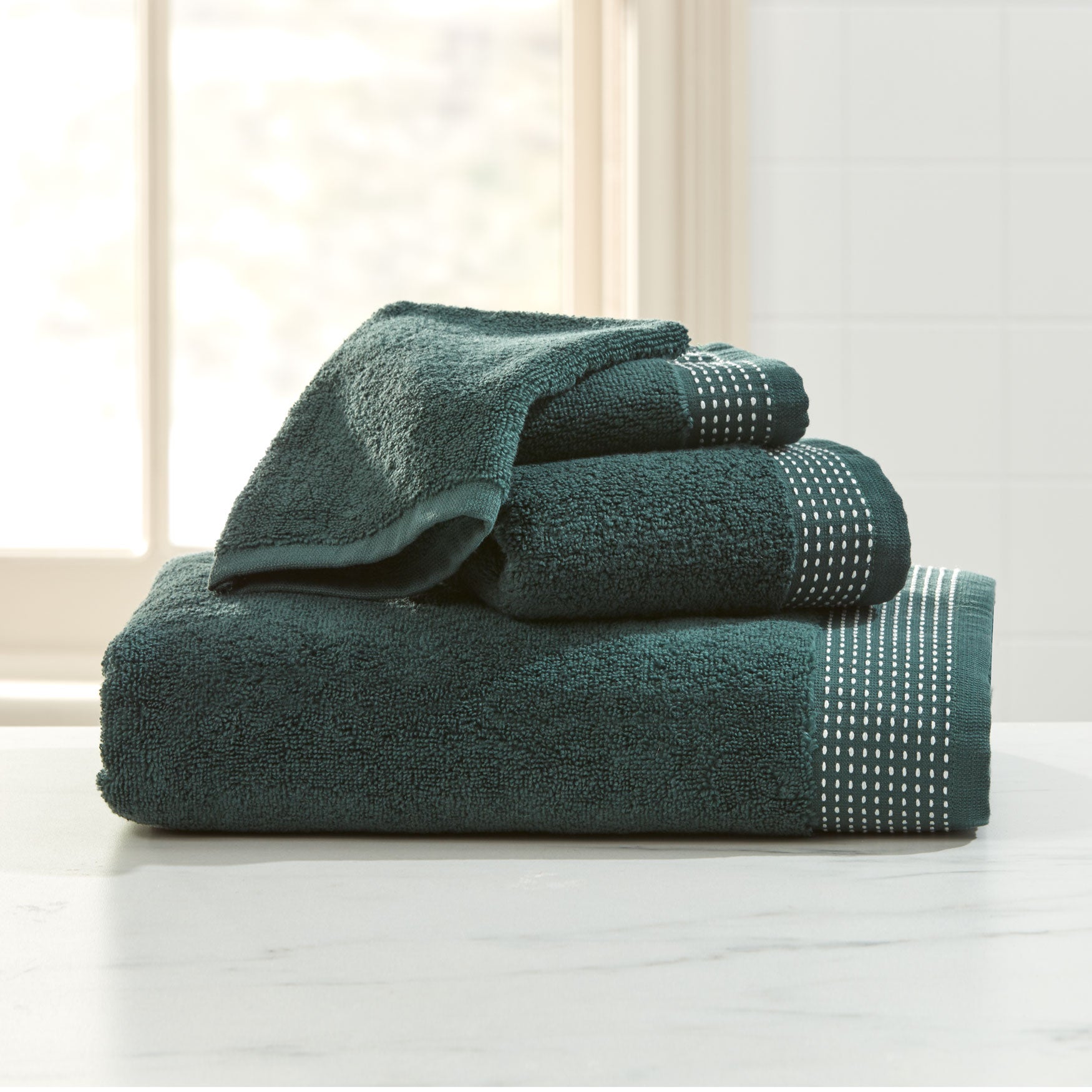 3Pc. Towel Set + Free Bath Mitt Jessica London
