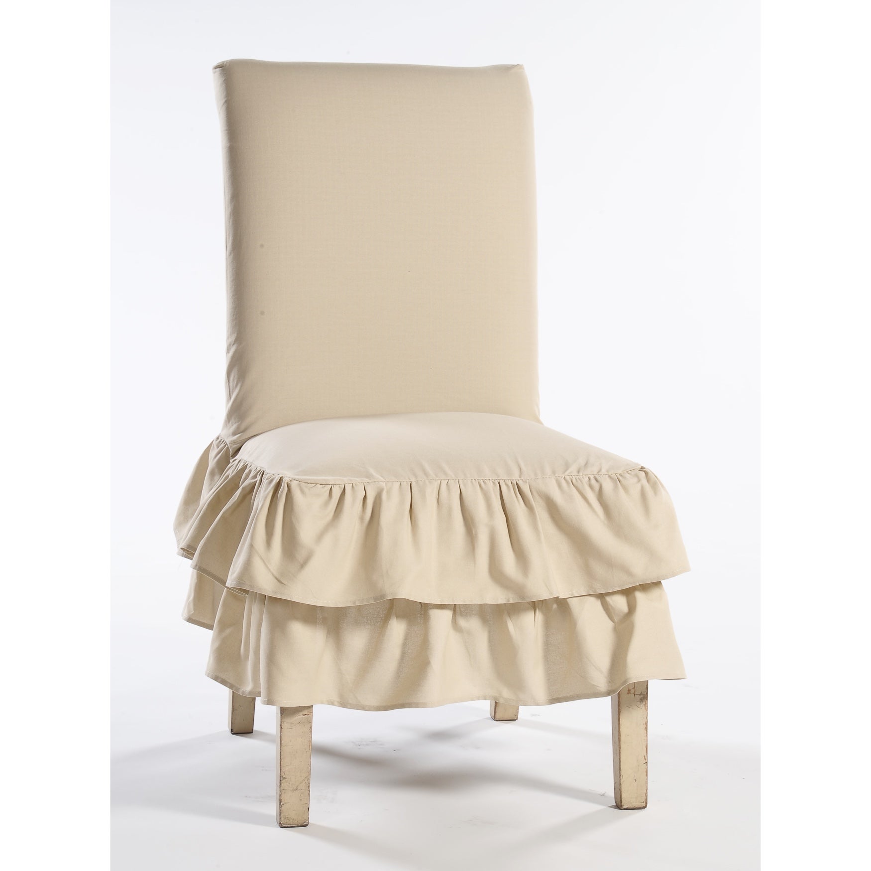 2Tier Ruffled Dining Chair Slipcover Jessica London