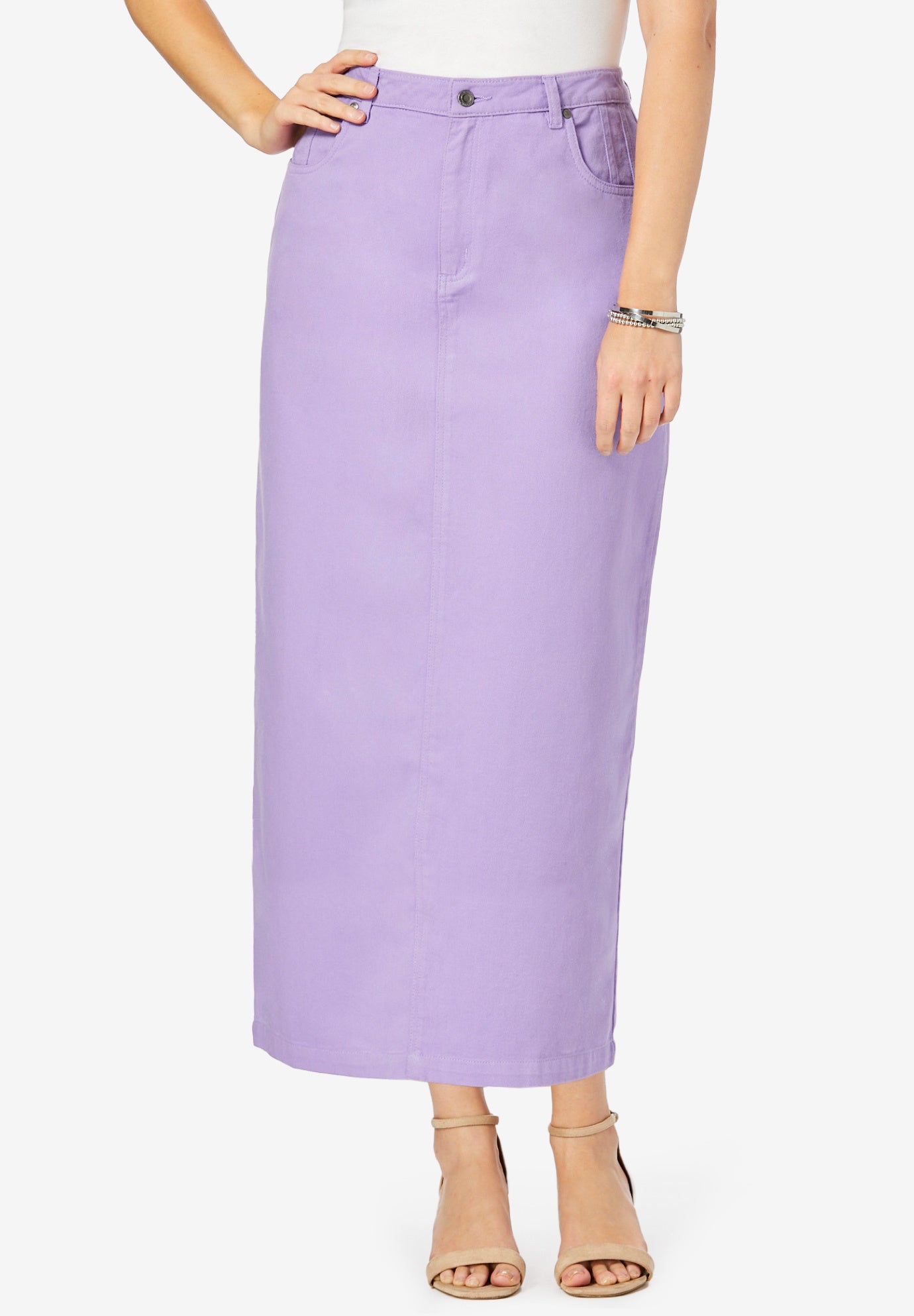 long jean skirts yarn