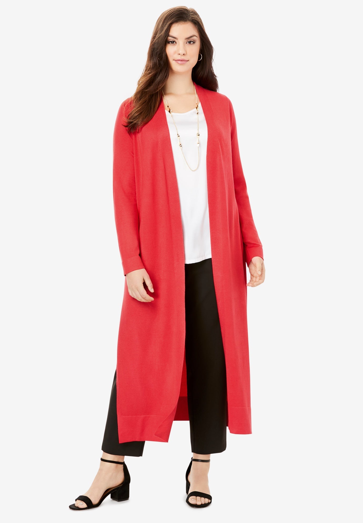 dressy duster cardigan