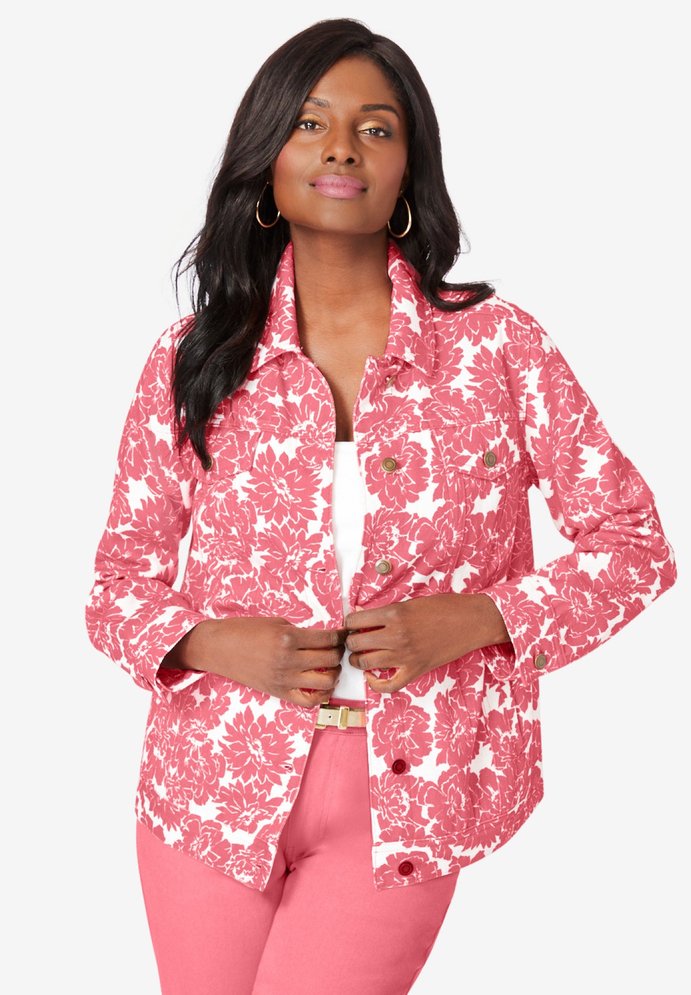 Jessica london denim jacket top
