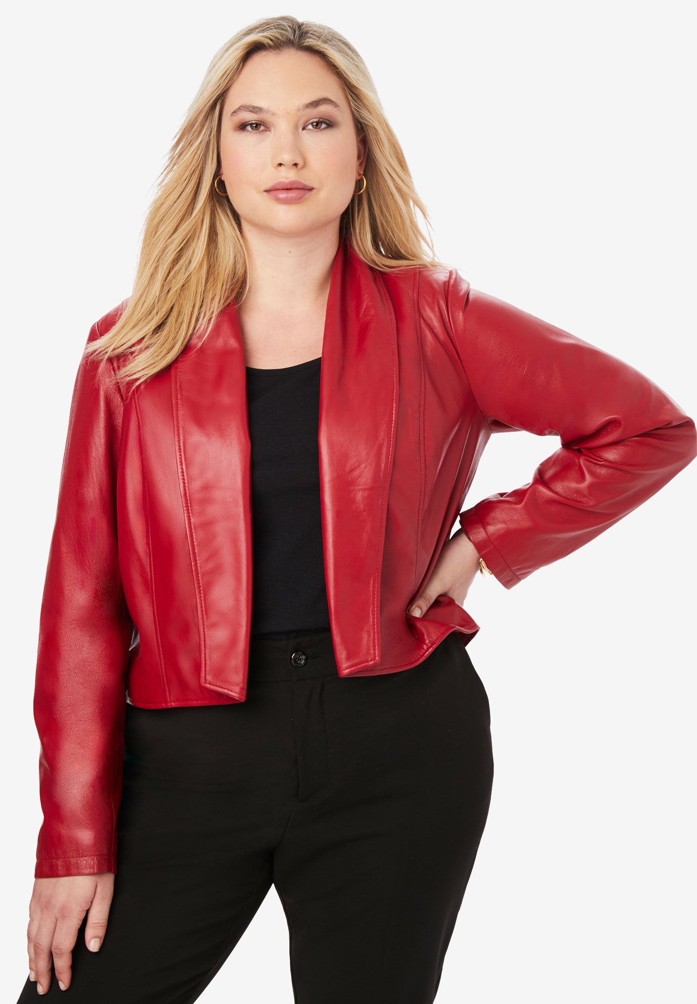 leather shrug