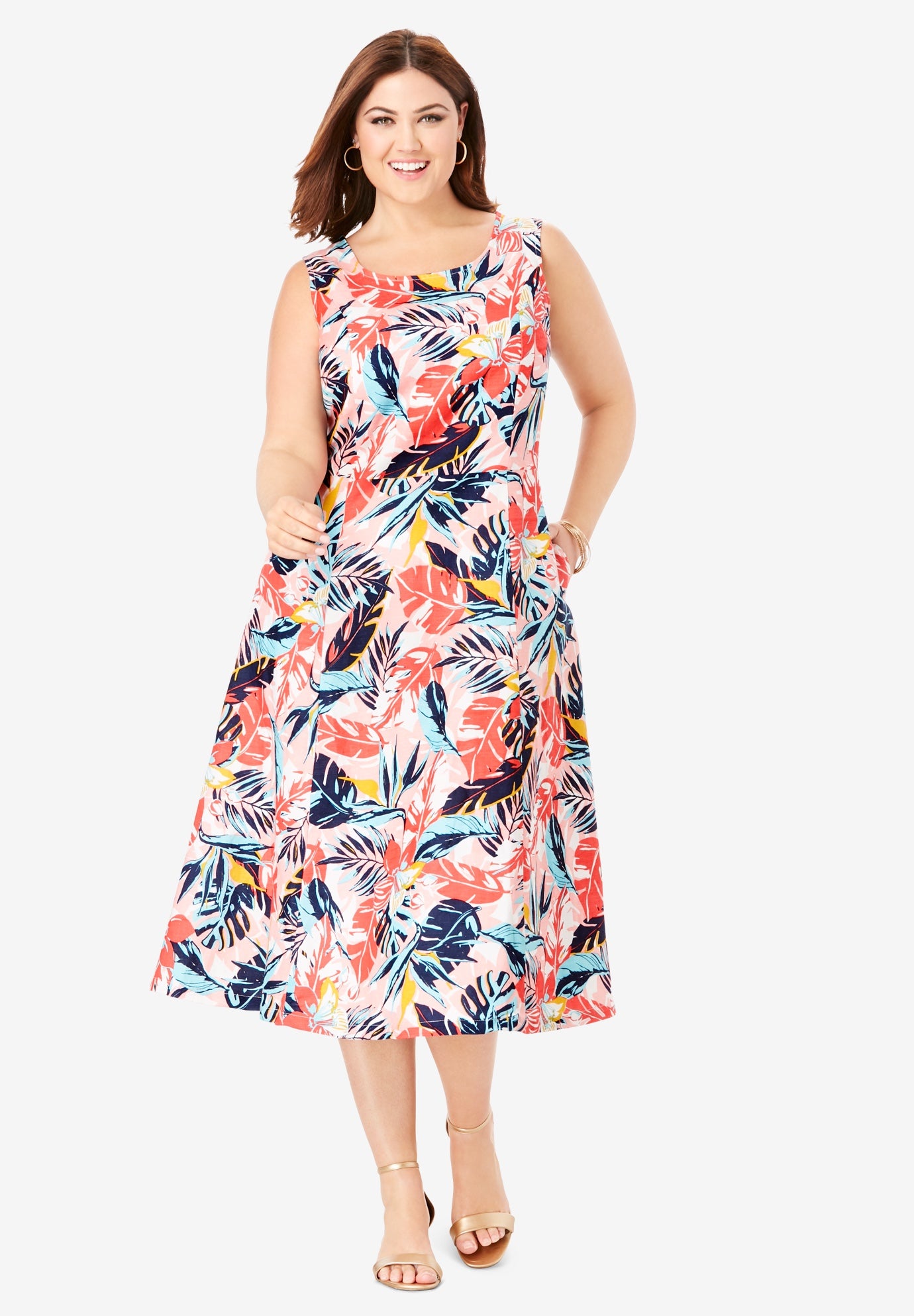 yessica fit & flare dress