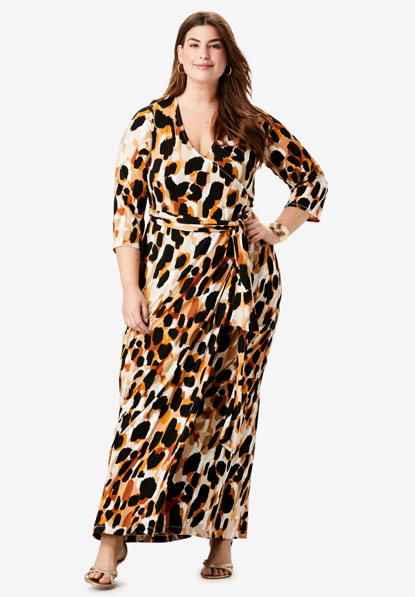 Faux Wrap Maxi Dress Plus Size Maxi Dresses Jessica London