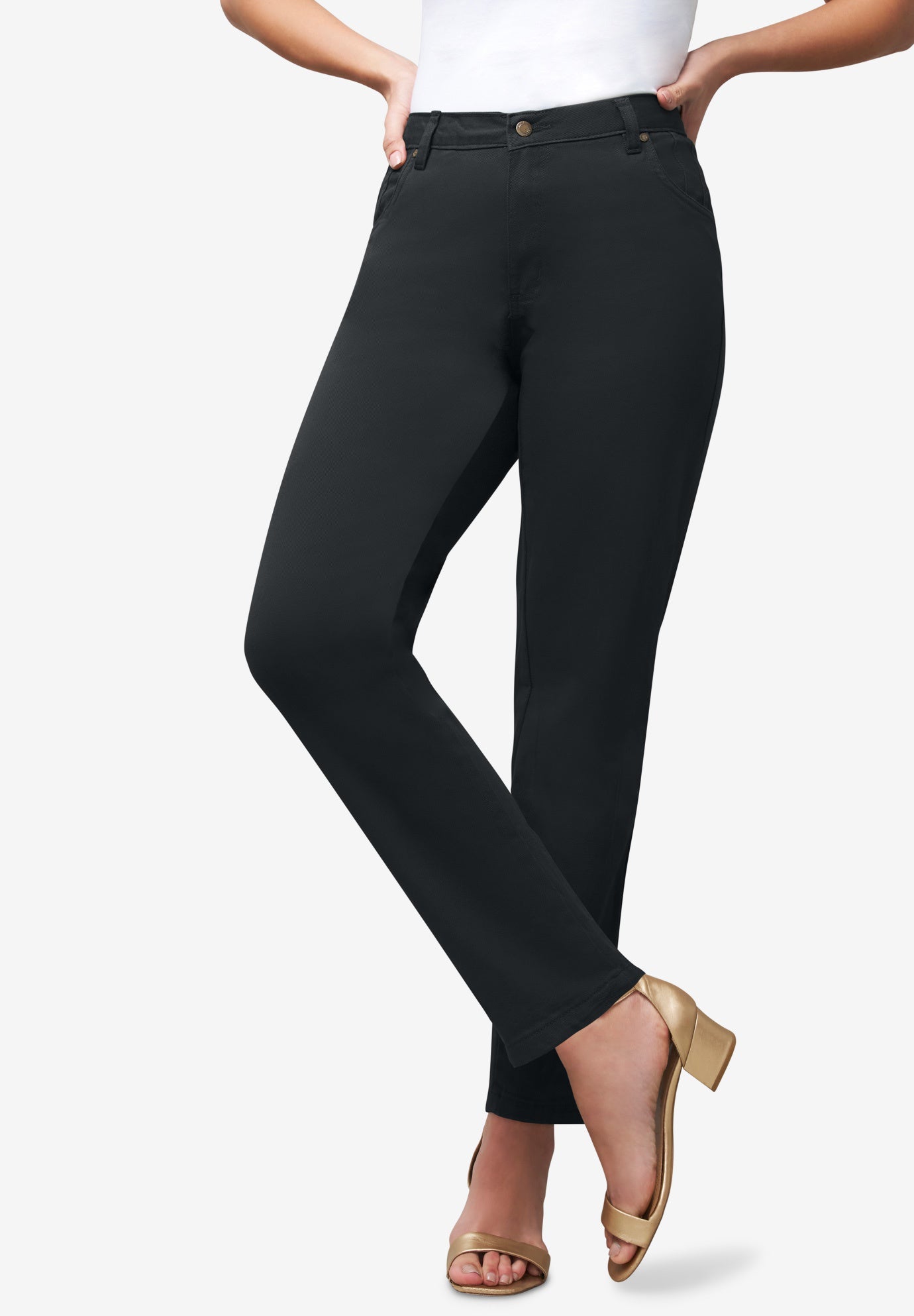 straight pants with top