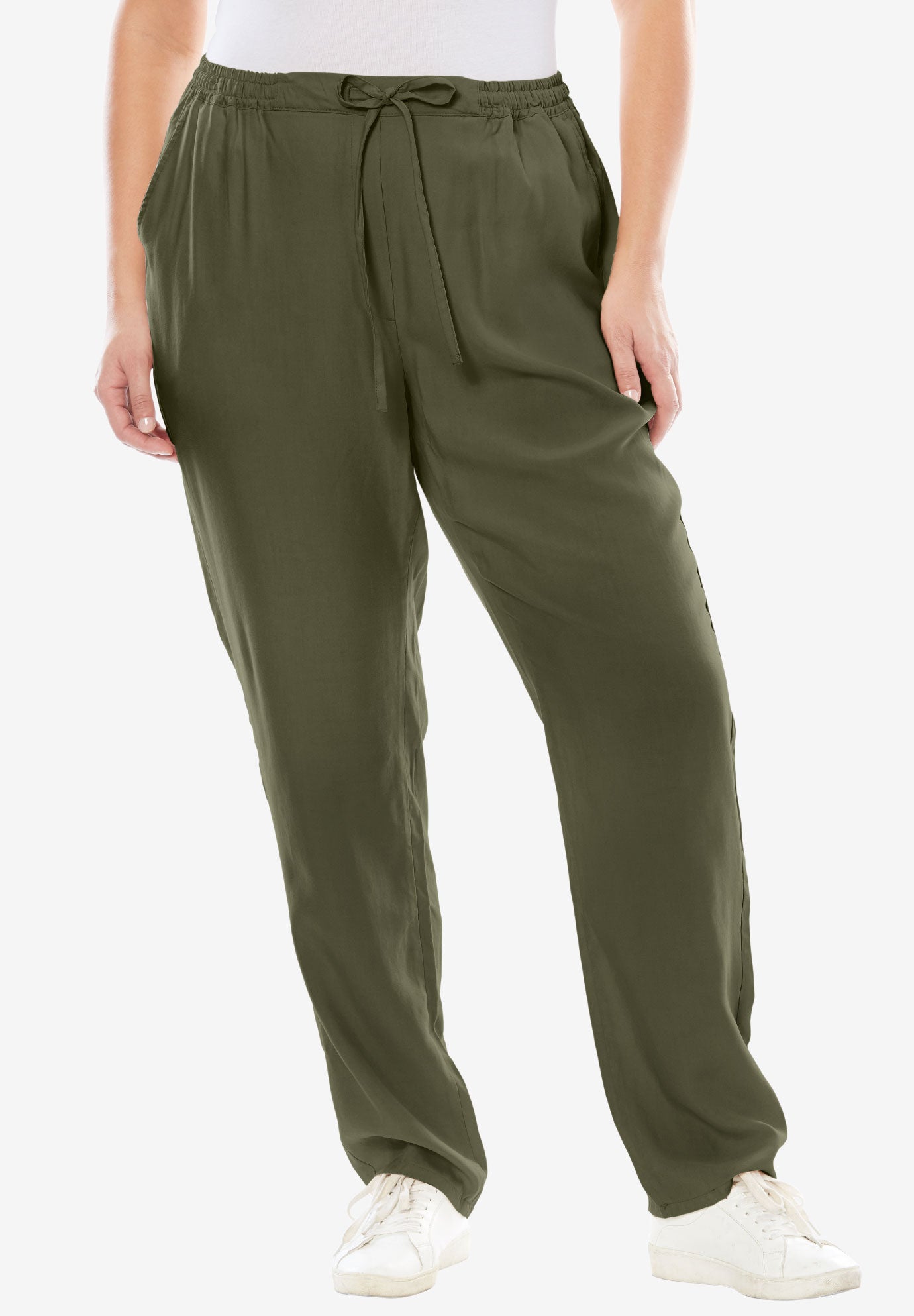 Tencel® Drawstring Pants Jessica London