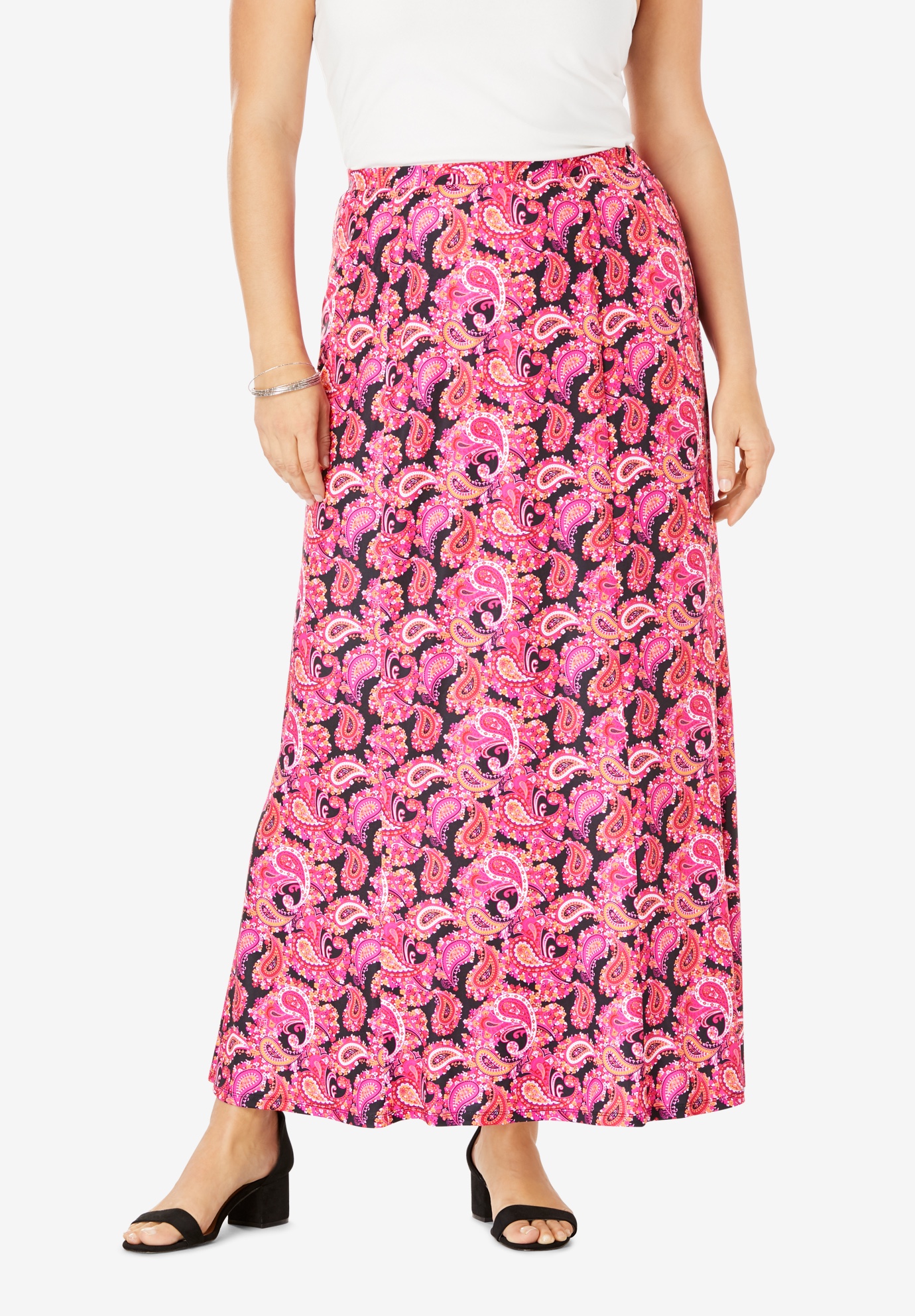 Travel Knit Maxi Skirt| Plus Size Skirts | Jessica London
