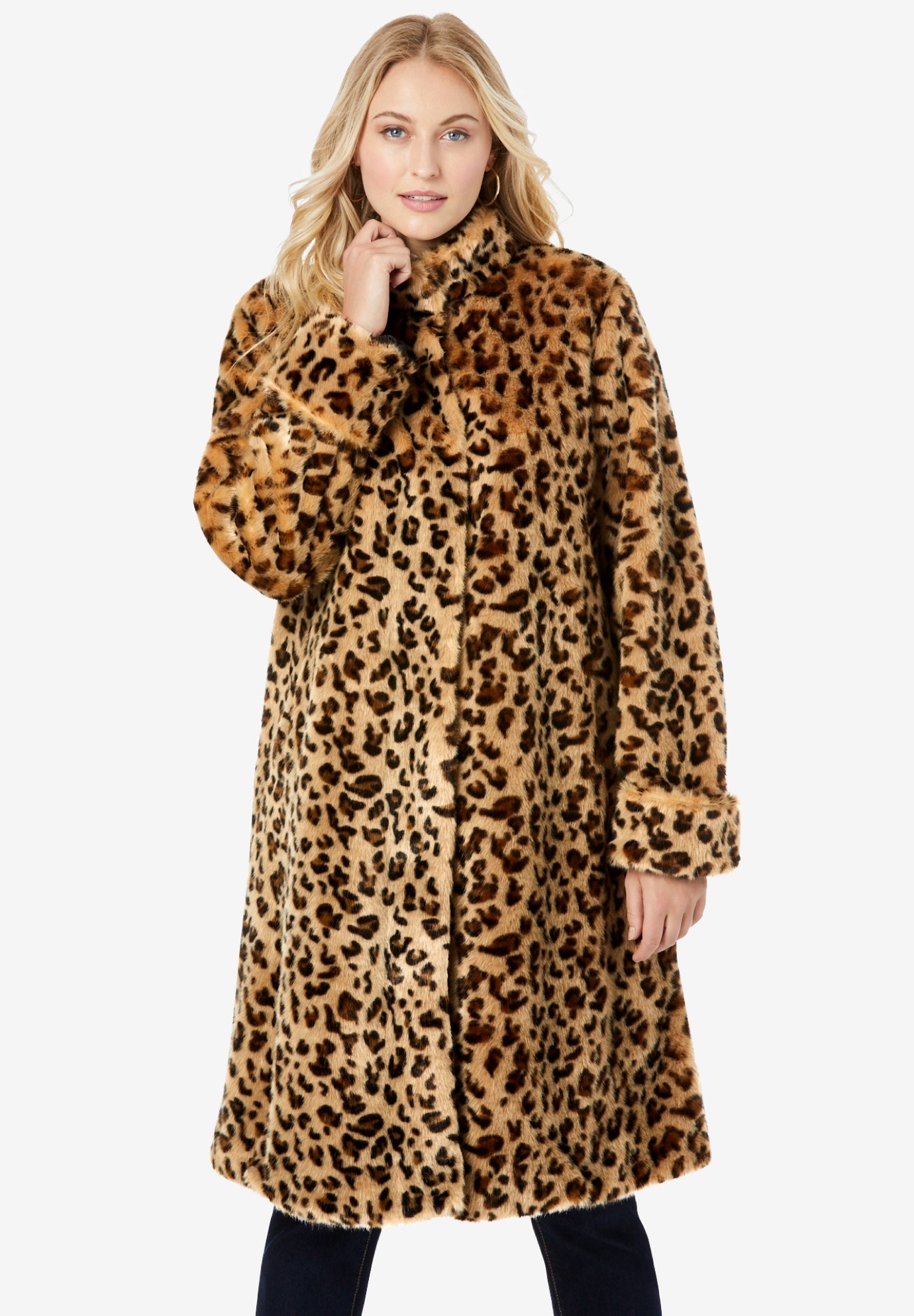 Jessica london faux deals fur coat