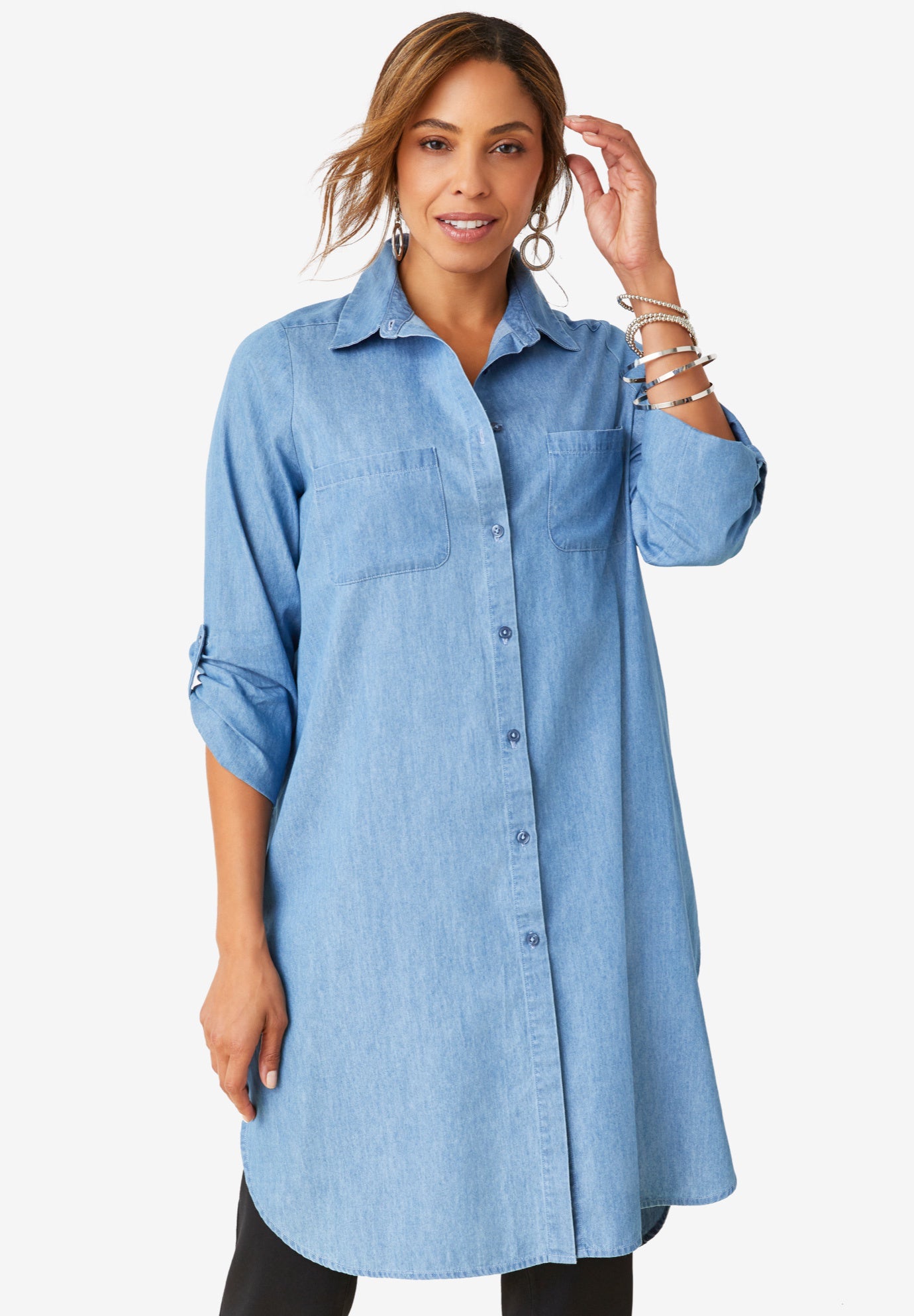 Jessica london denim dress deals