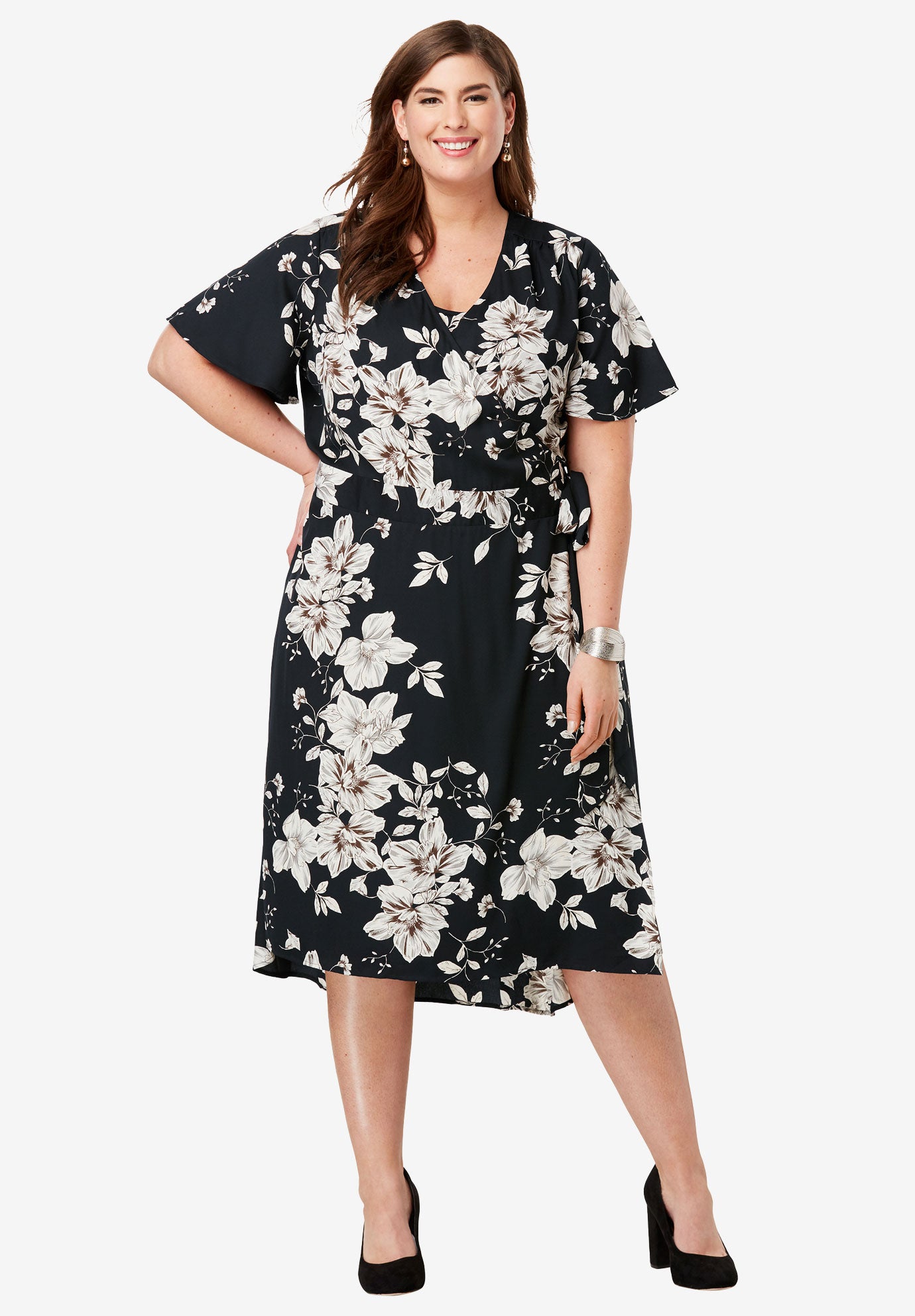 2 piece wrap dress