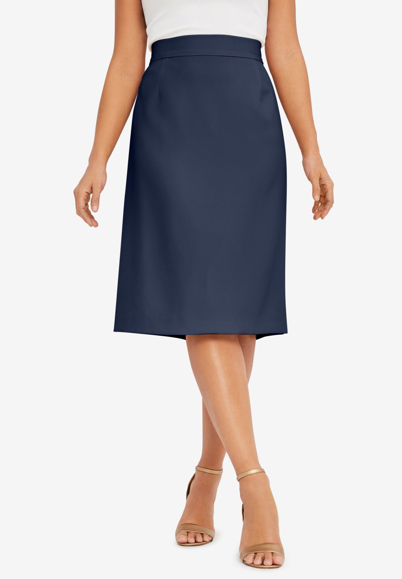stretch pencil skirt