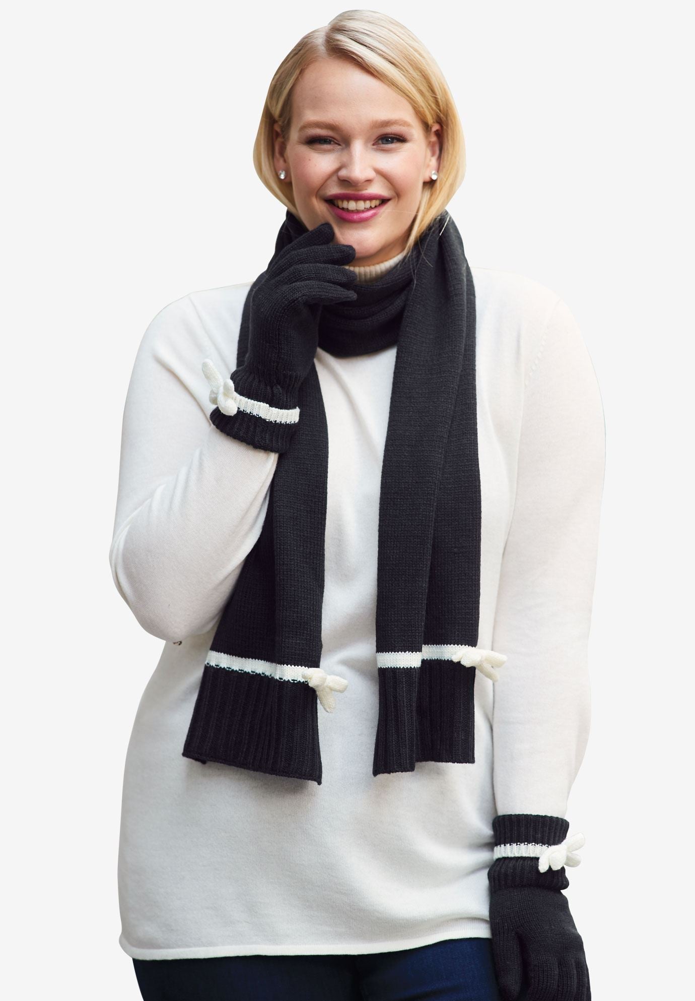 Womens scarf and glove sets plus size Womens scarf and glove sets plus size
