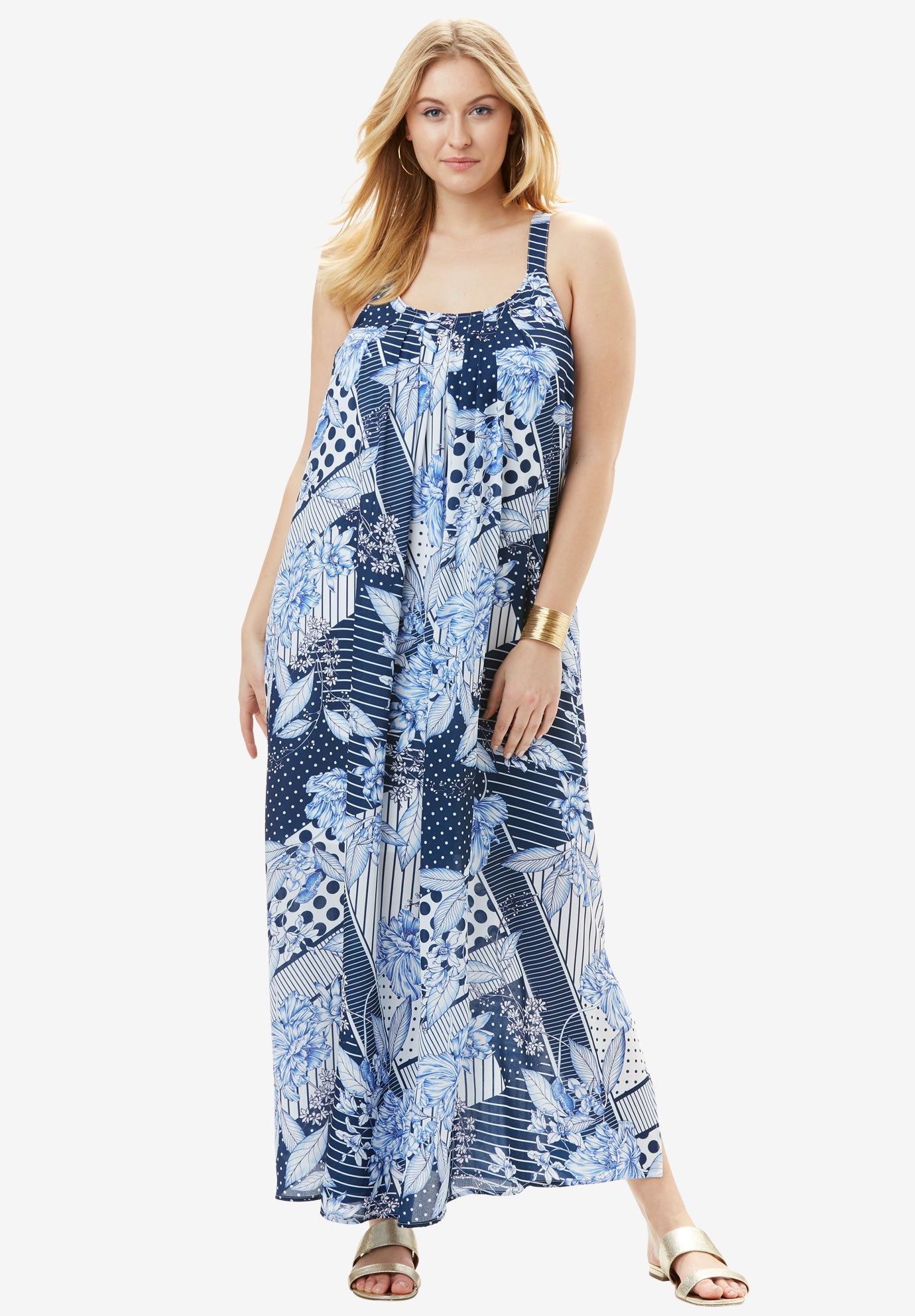 A-Line Tank Maxi Dress | Jessica London