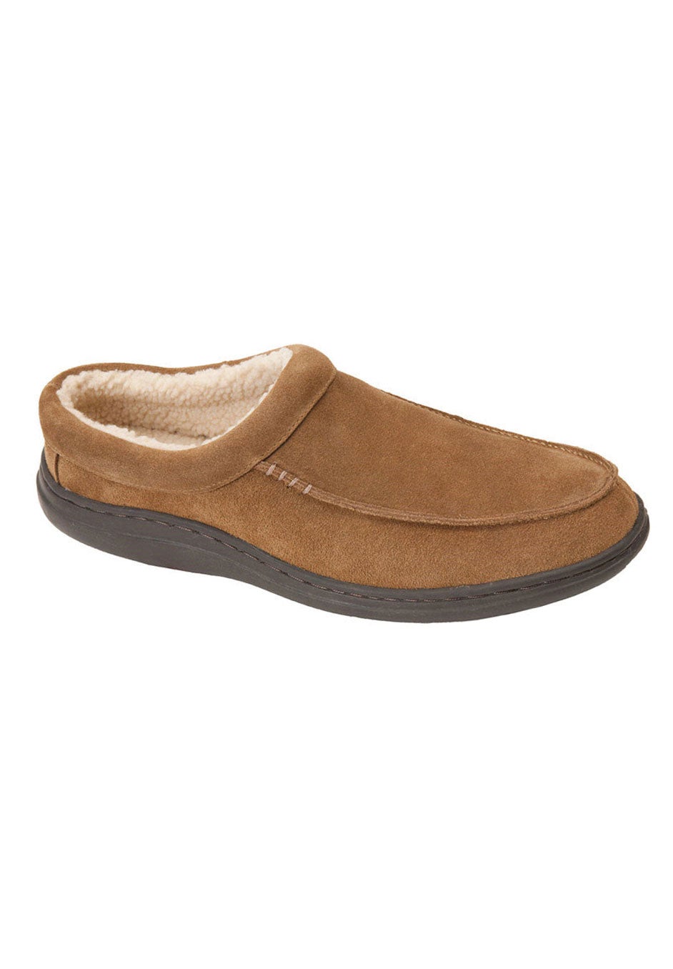 L.B. Evans Edmonton Suede Clog Slippers Jessica London