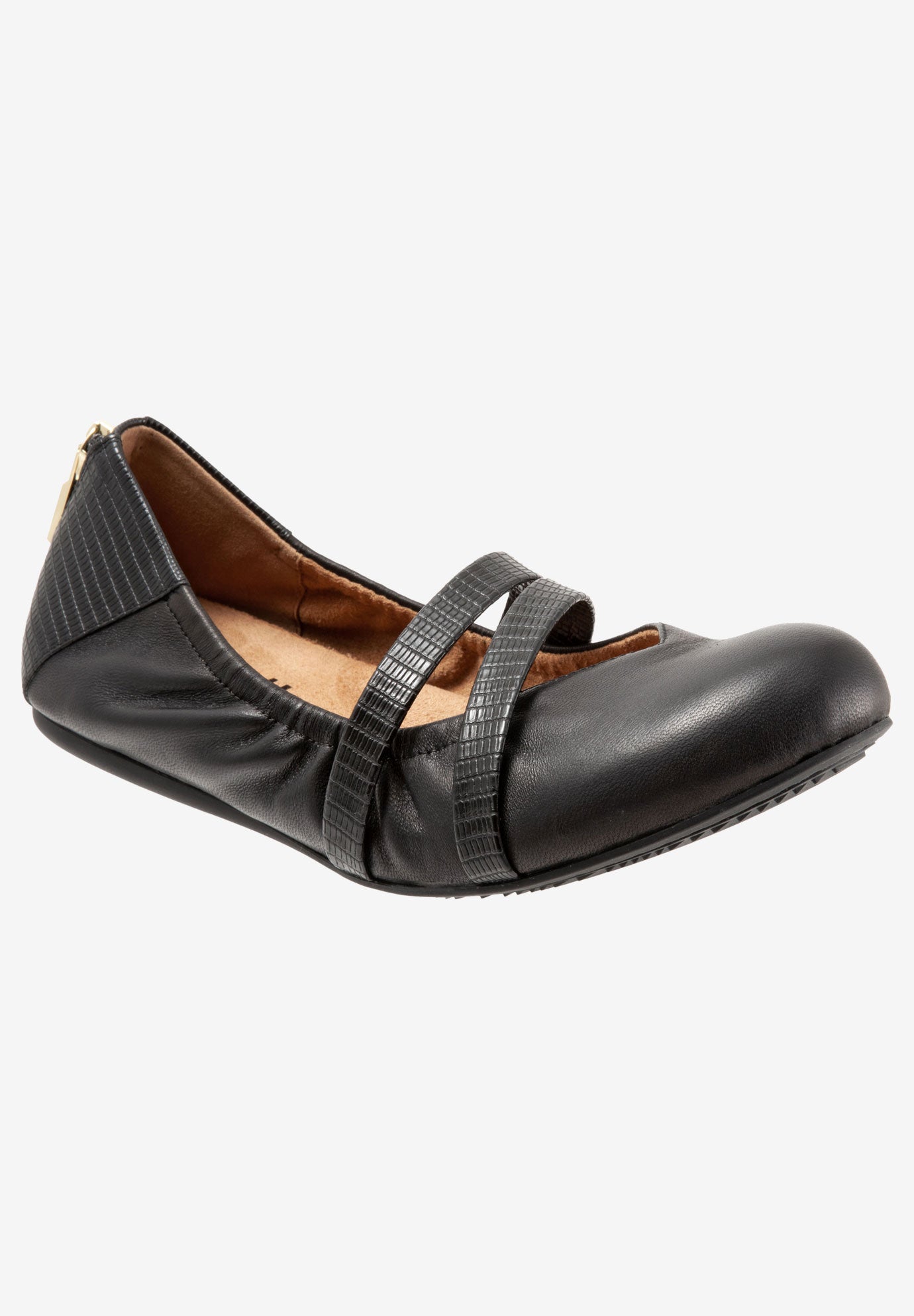 Sierra Flat by Softwalk® Plus Size Flats Jessica London