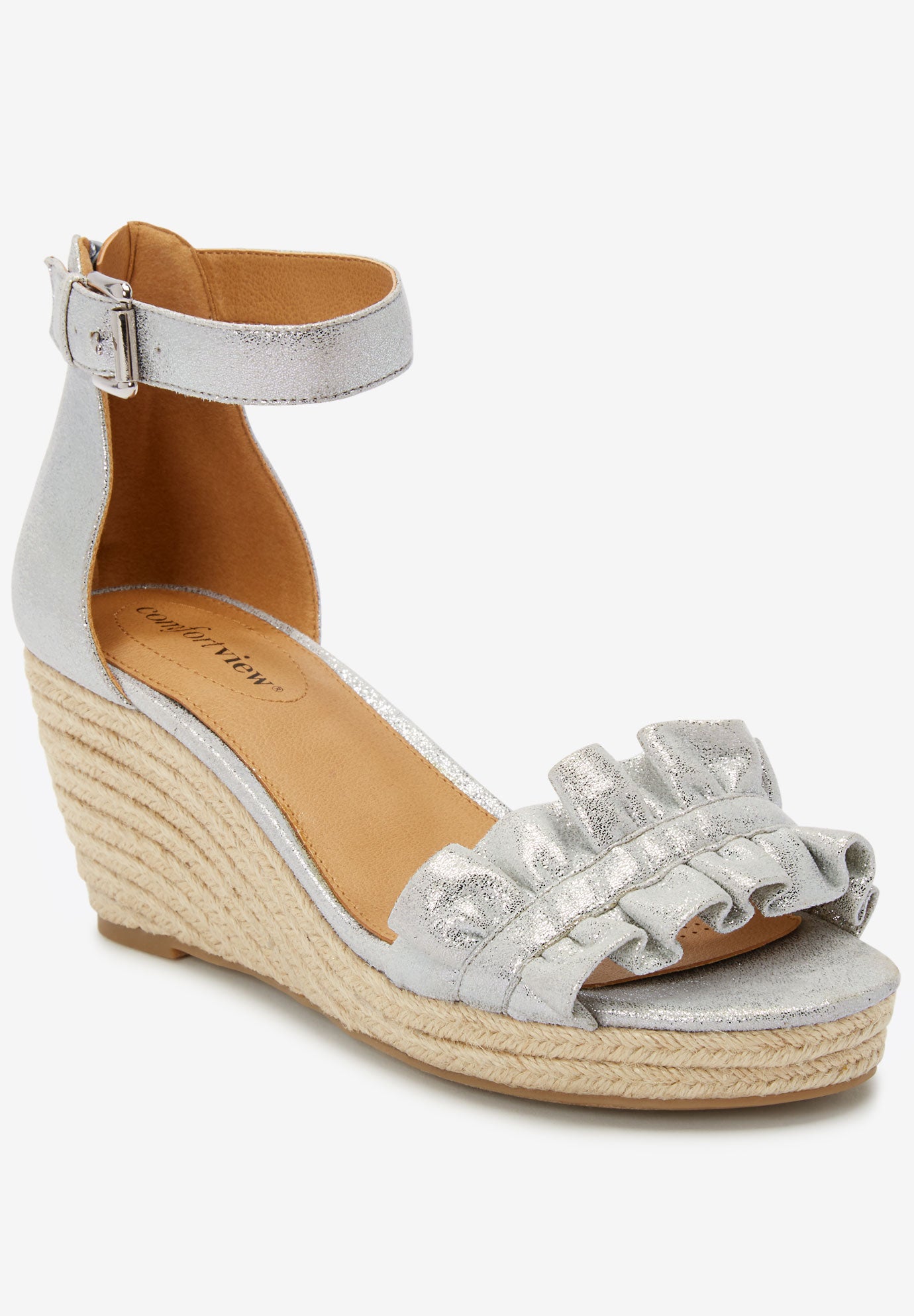 The London Espadrille by Comfortview® Plus Size Shoes Jessica London