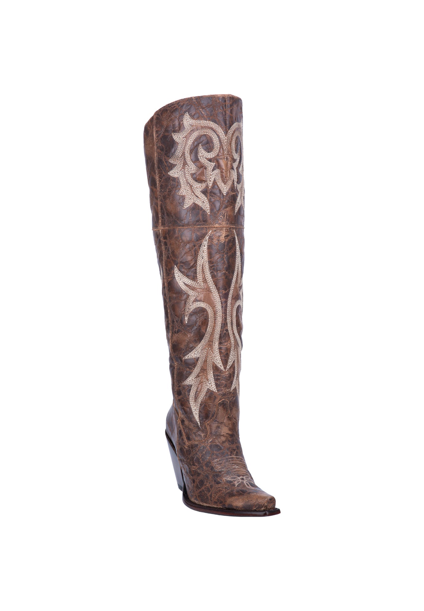 Jilted Over The Knee Western Boot Jessica London